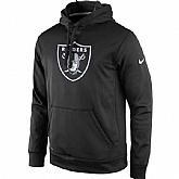 Men's Oakland Raiders Nike Practice Performance Pullover Hoodie - Black,baseball caps,new era cap wholesale,wholesale hats